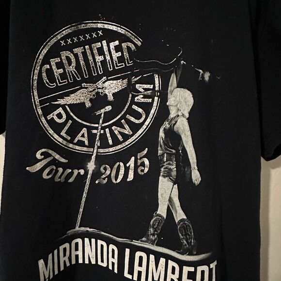 Miranda Lambert Certified Platinum Tour  2015 T-Shirt - Small - Picture 2 of 5